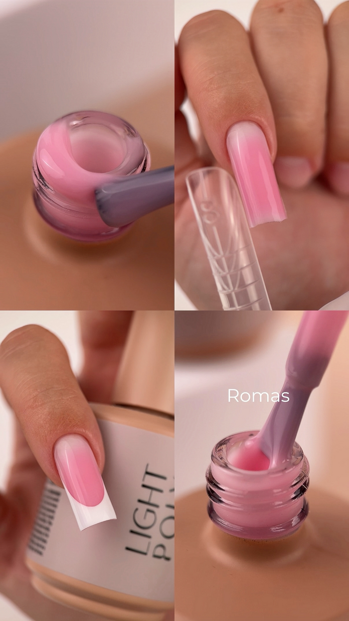 UV LIGHT POLY ROMAS – polygel liquide pour ongles [Romas] 30 ml