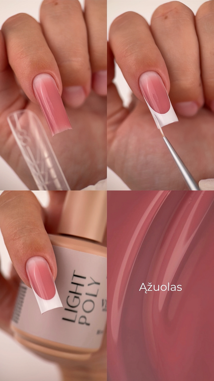 UV LIGHT POLY AZUOLAS – polygel liquide pour ongles [Ąžuolas]30 ml