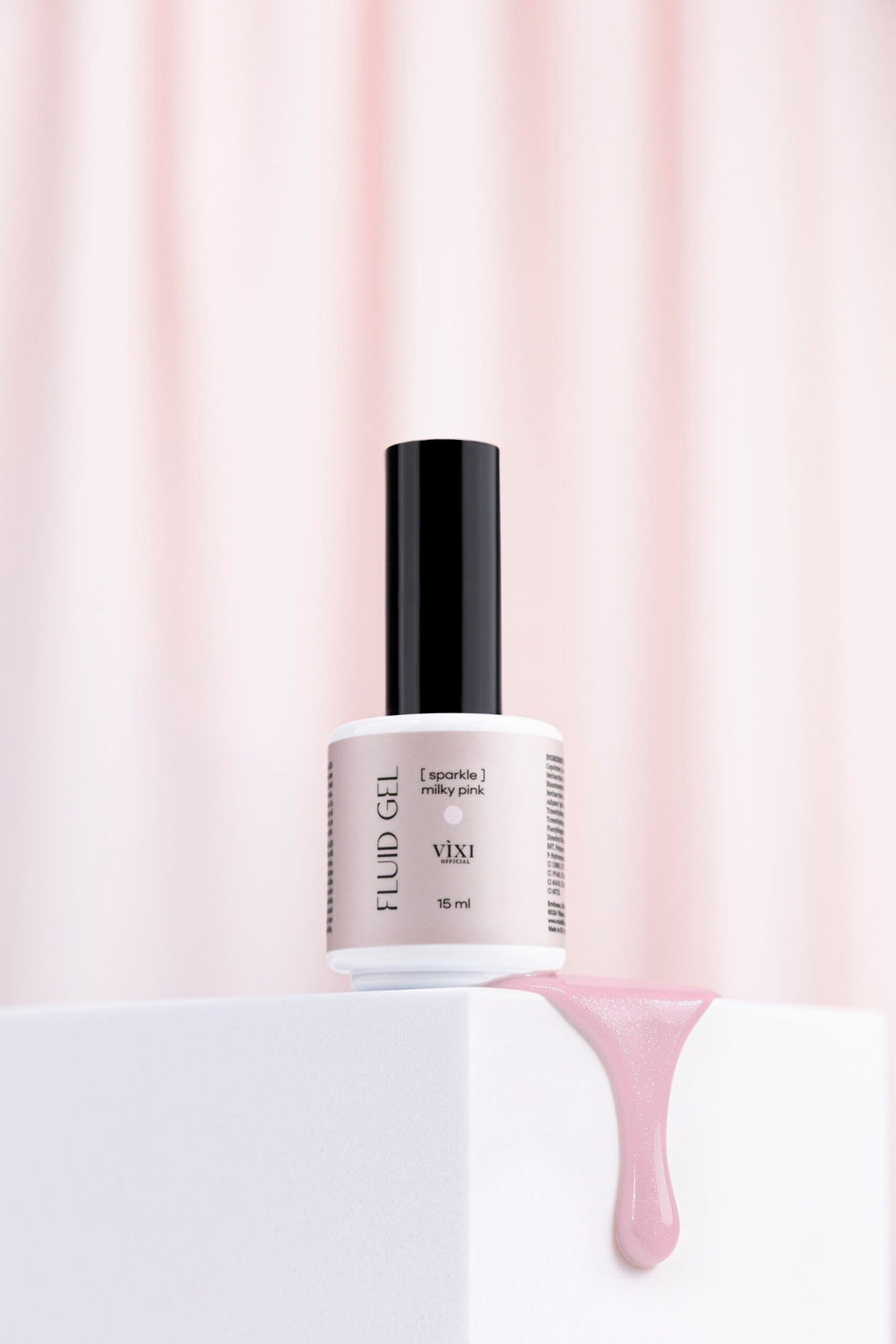 GEL FLUIDE – [sparkle milky pink]