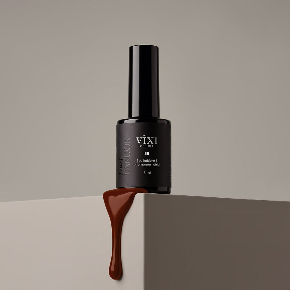 Vernis semi-permanent nr 58 [su kokiom priemonėm dirbi]