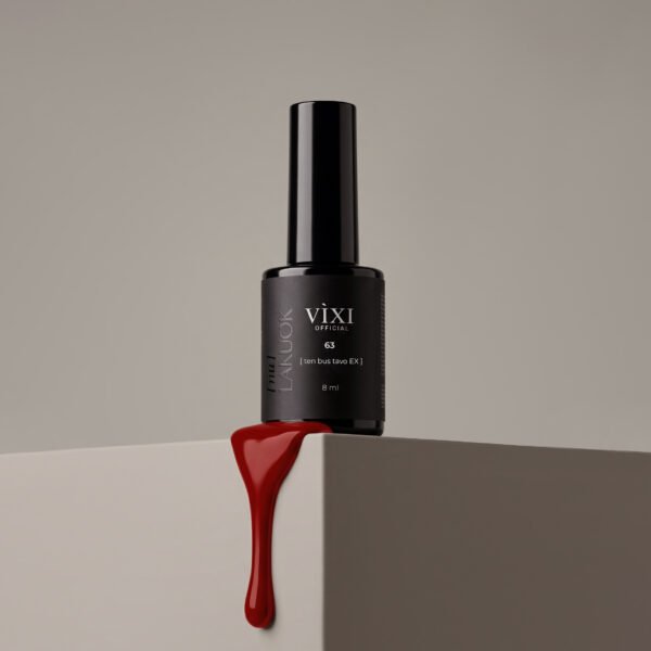 Vernis semi-permanent No. 64 – Aubergine intense